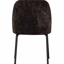Sale WOOOD Vogue eetkamerstoel 3D chenille Donkerbruin