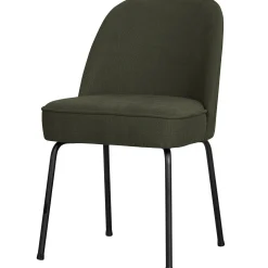Sale WOOOD Vogue eetkamerstoel geweven stof Warm groen