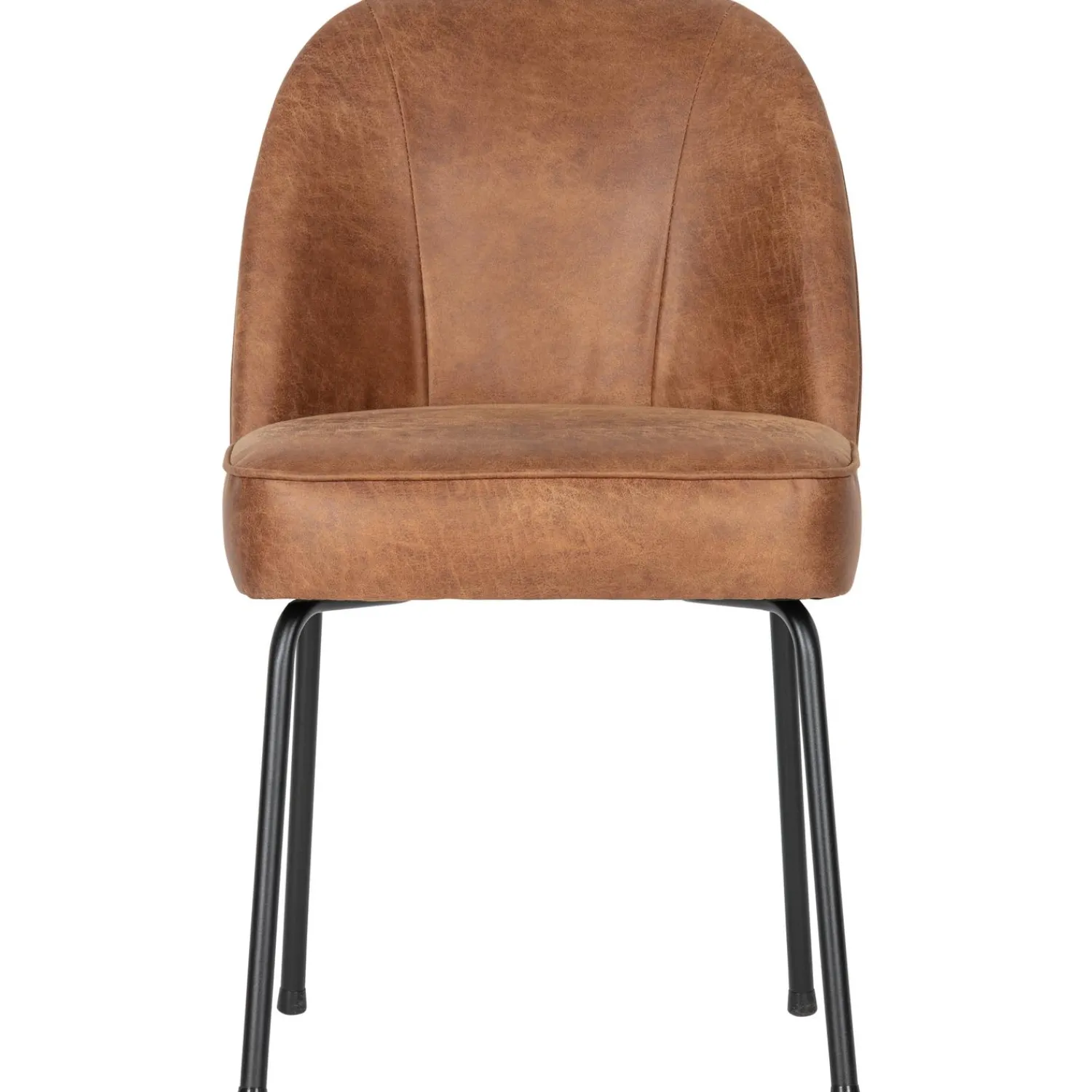 Discount WOOOD Vogue eetkamerstoel leer Cognac