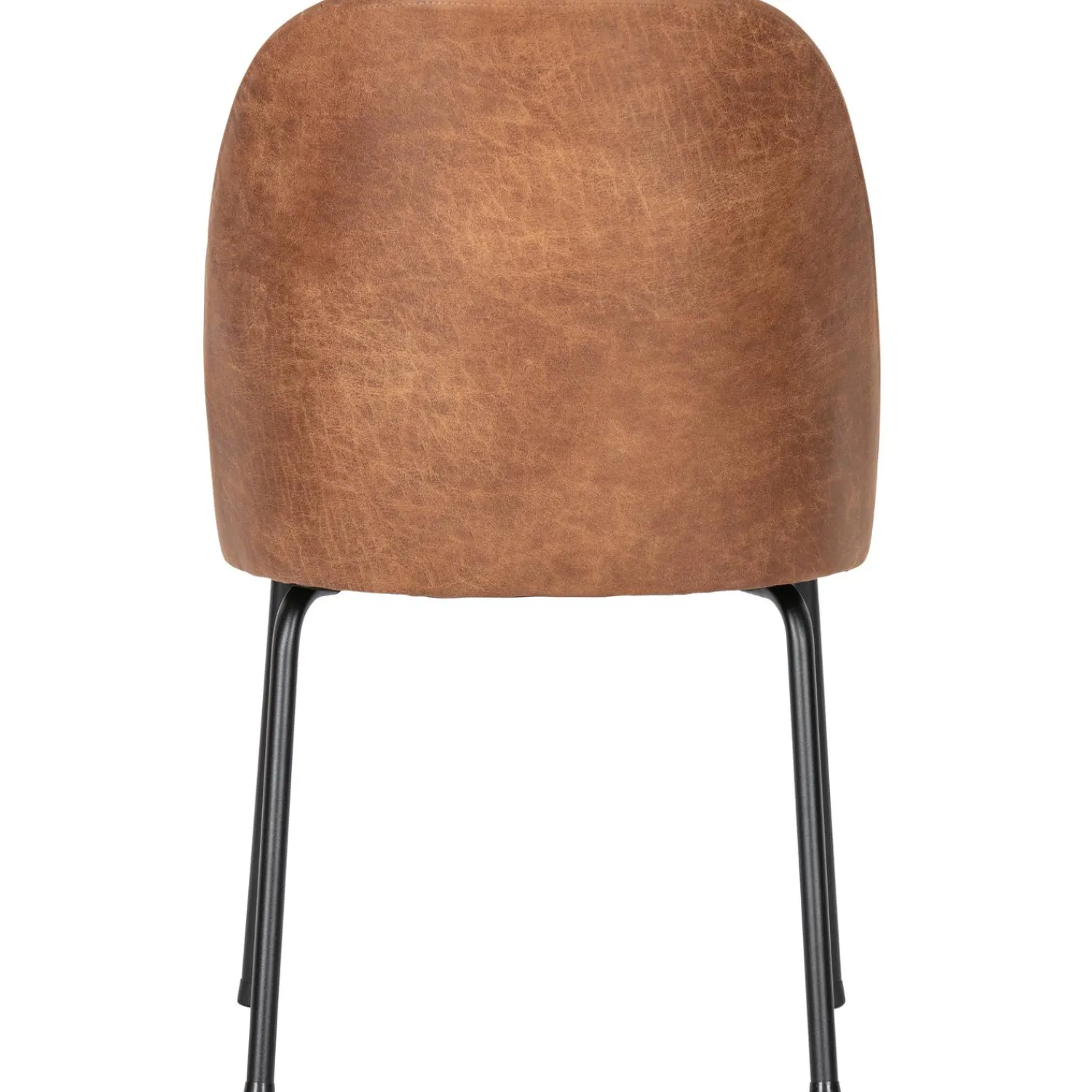 Discount WOOOD Vogue eetkamerstoel leer Cognac