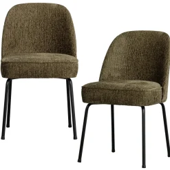 Sale WOOOD Vogue eetkamerstoel structure velvet Bonsai