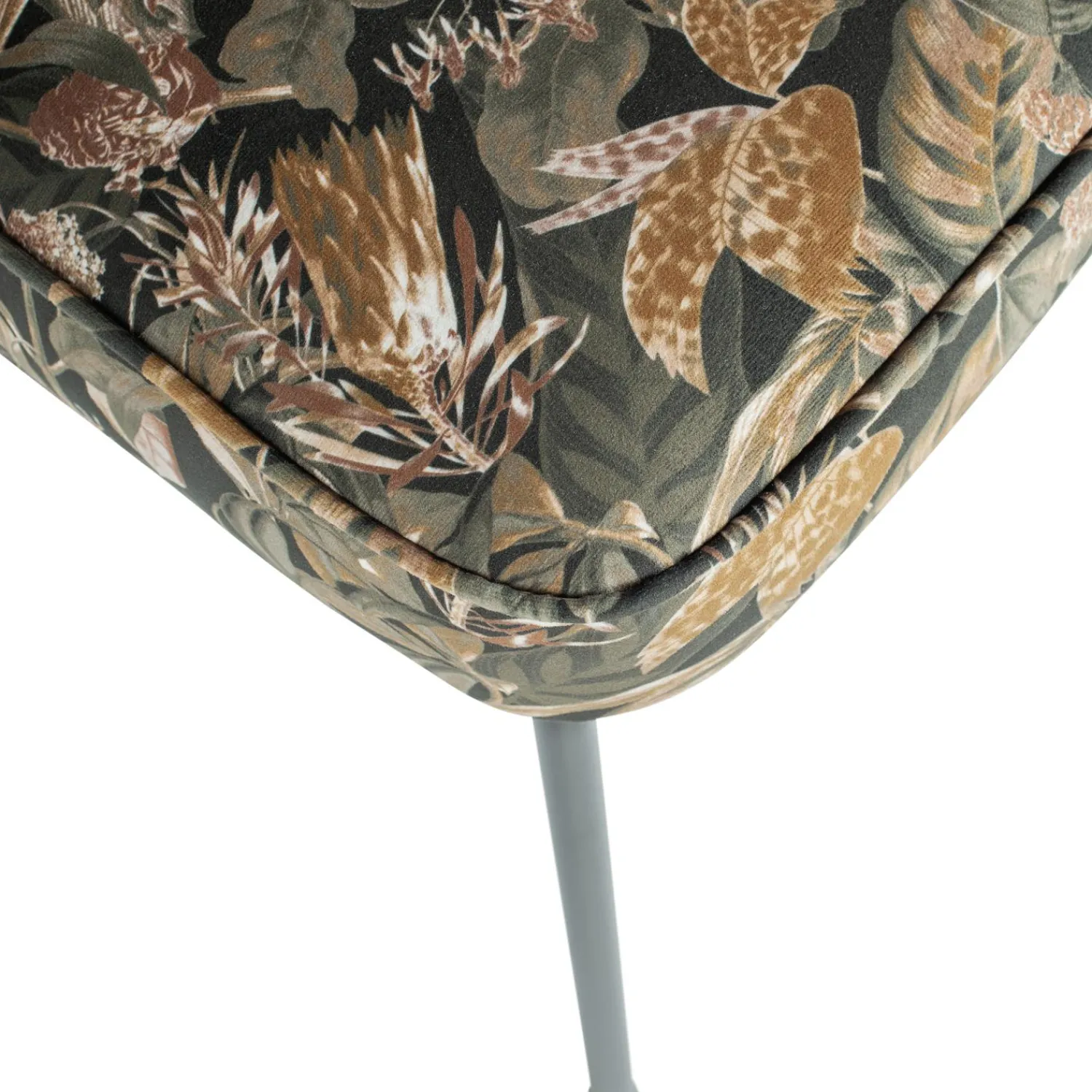 Outlet WOOOD Vogue eetkamerstoel velvet Bouquet zwart