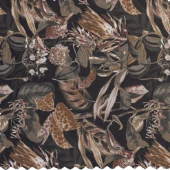 Outlet WOOOD Vogue eetkamerstoel velvet Bouquet zwart