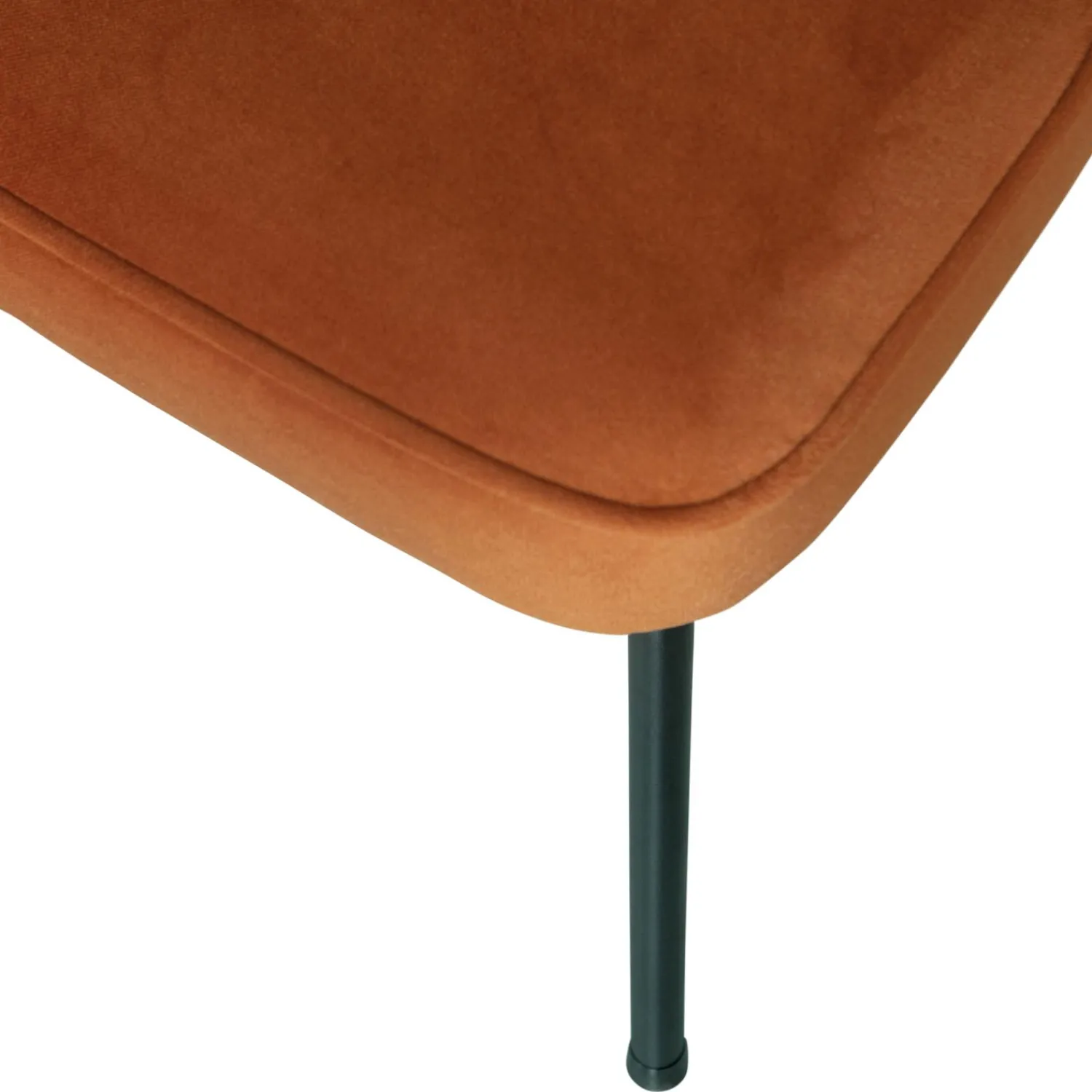 Best WOOOD Vogue eetkamerstoel velvet Roest