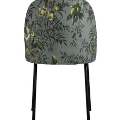 Clearance WOOOD Vogue eetkamerstoel velvet Poppy grijs