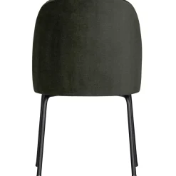 Best WOOOD Vogue eetkamerstoel velvet Donkergroen