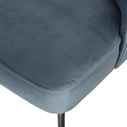 Discount WOOOD Vogue eetkamerstoel velvet groen Blauw