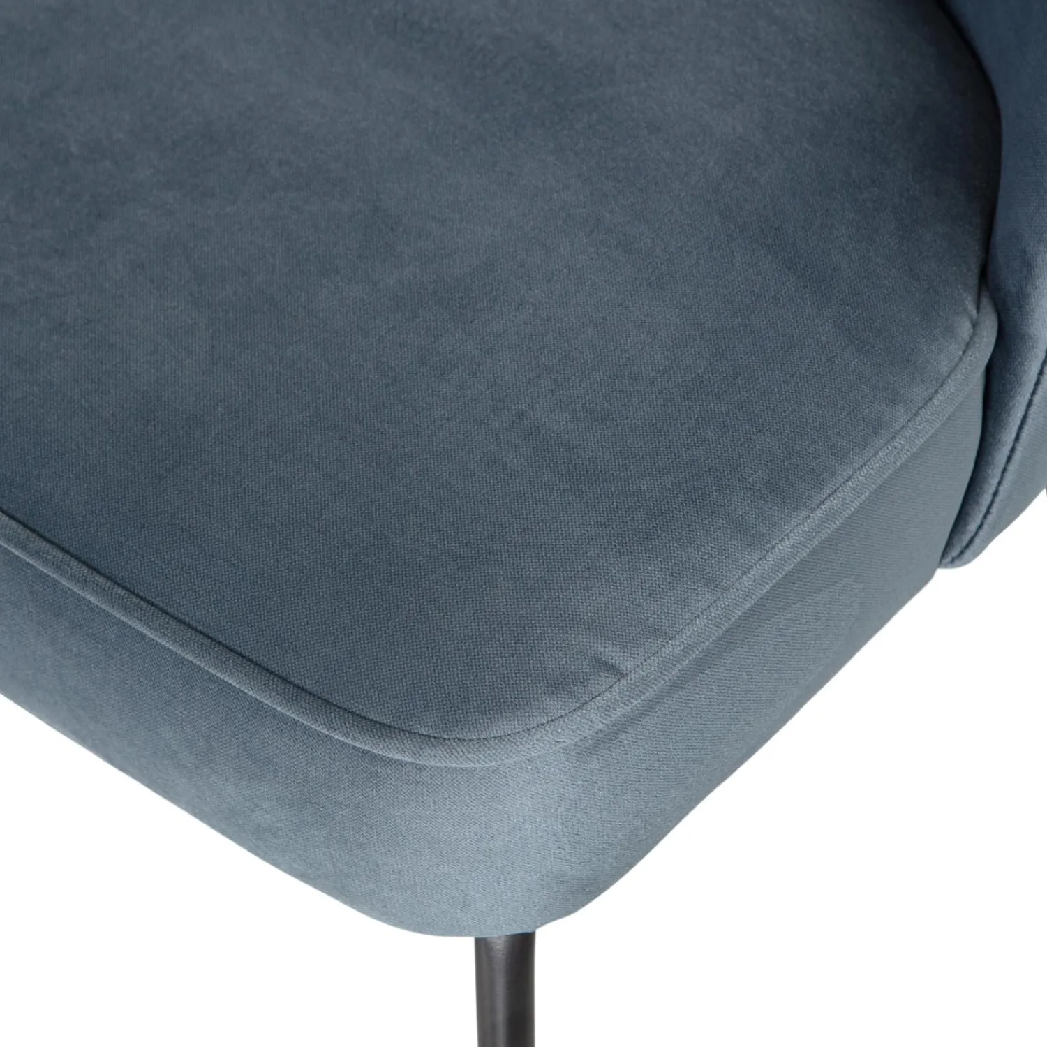 Discount WOOOD Vogue eetkamerstoel velvet groen Blauw