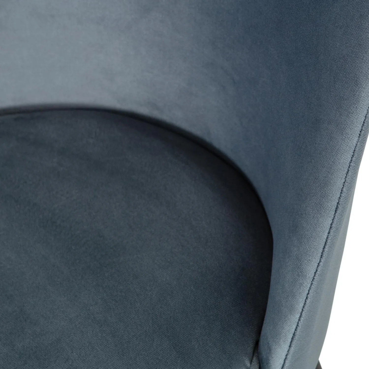 Discount WOOOD Vogue eetkamerstoel velvet groen Blauw