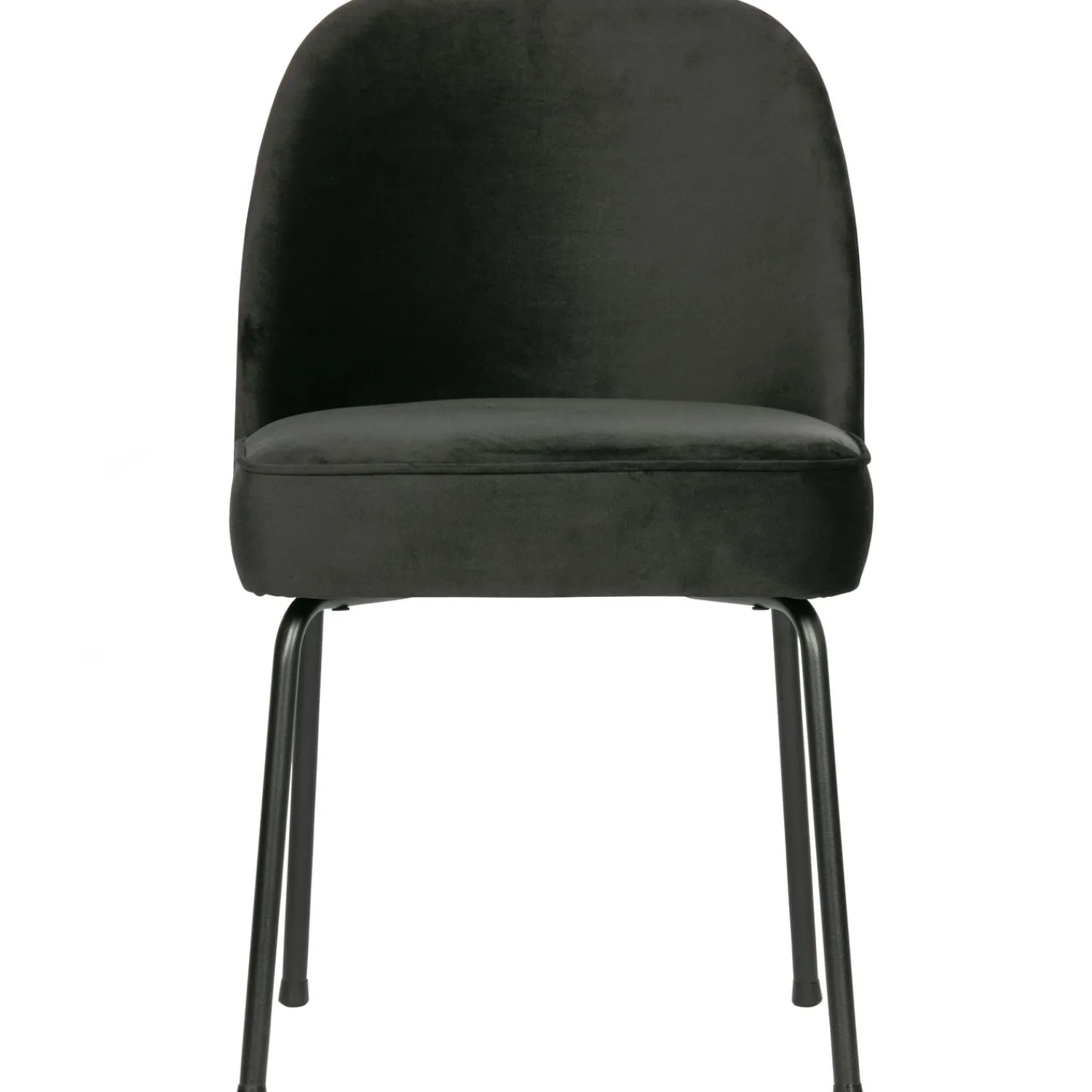 Best WOOOD Vogue eetkamerstoel velvet Zwart