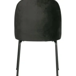 Best WOOOD Vogue eetkamerstoel velvet Zwart