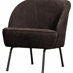 Best WOOOD Vogue fauteuil 3D chenille Donkerbruin