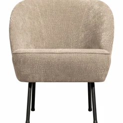 Best WOOOD Vogue fauteuil 3D chenille Zand