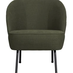Sale WOOOD Vogue fauteuil geweven stof Warm groen