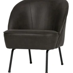 Sale WOOOD Vogue fauteuil leer Zwart