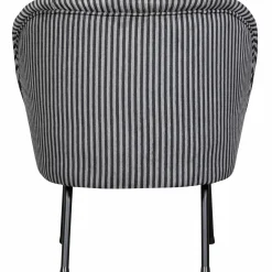 Hot WOOOD Vogue fauteuil streep Zwart/grijs