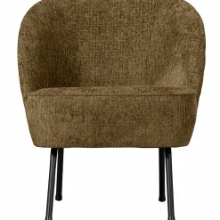 Clearance WOOOD Vogue fauteuil structure velvet Brass