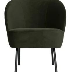 Outlet WOOOD Vogue fauteuil velvet Donkergroen