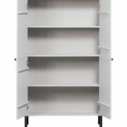 Online WOOOD Xina lage kast grenen wolkengrijs