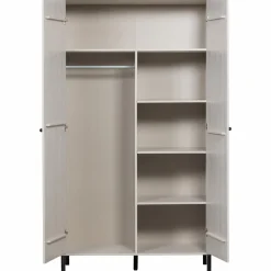 Outlet WOOOD Xina optiepakket t.b.v. garderobekast grenen wolkengrijs