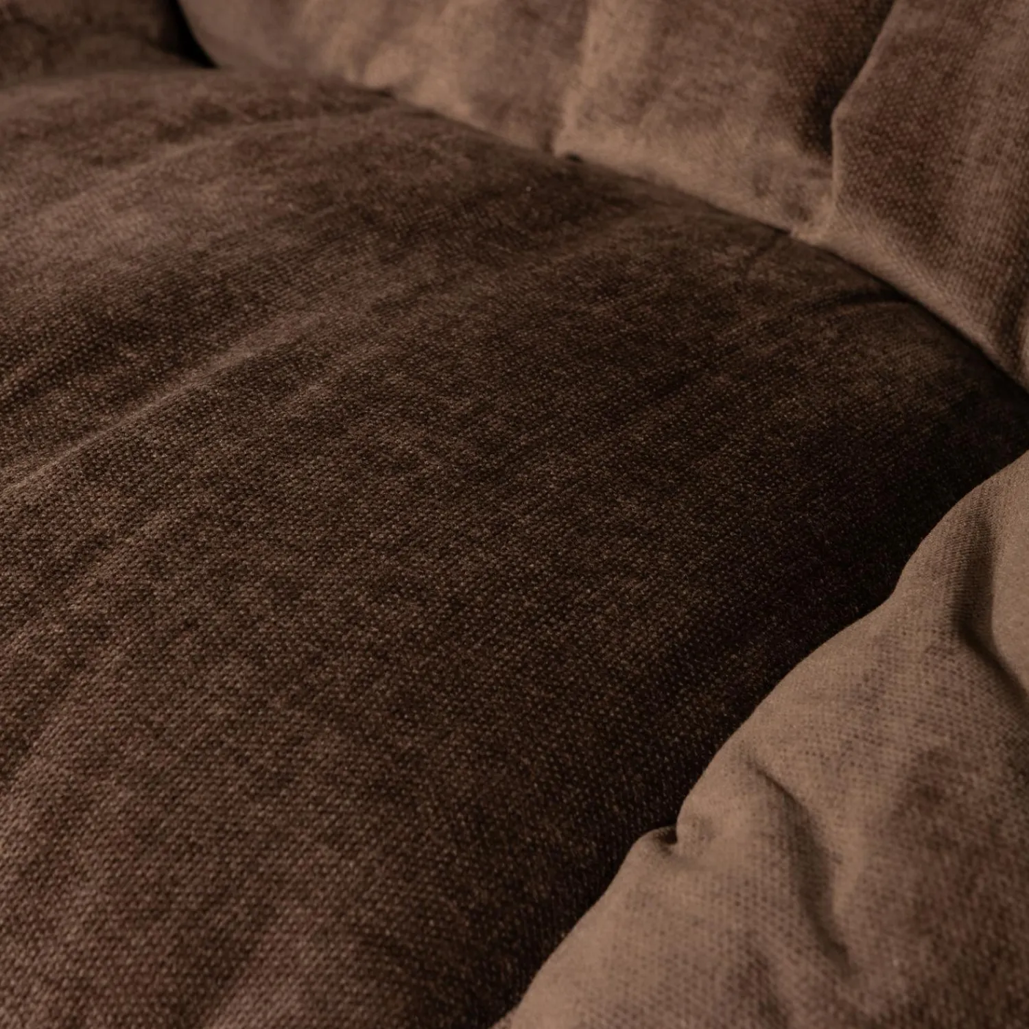 Discount WOOOD Yaro draaibare fauteuil met hocker espresso