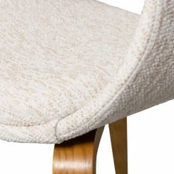 New WOOOD Yossi eetkamerstoel met houten poot Naturel