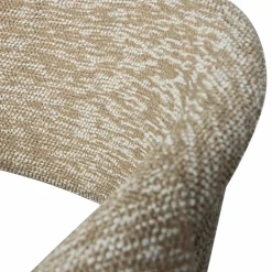 WOOOD Yossi eetkamerstoel met houten poot donkerbruin Zand