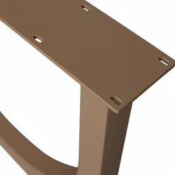 WOOOD Zaandam design poot metaal donker zand 1 stuks