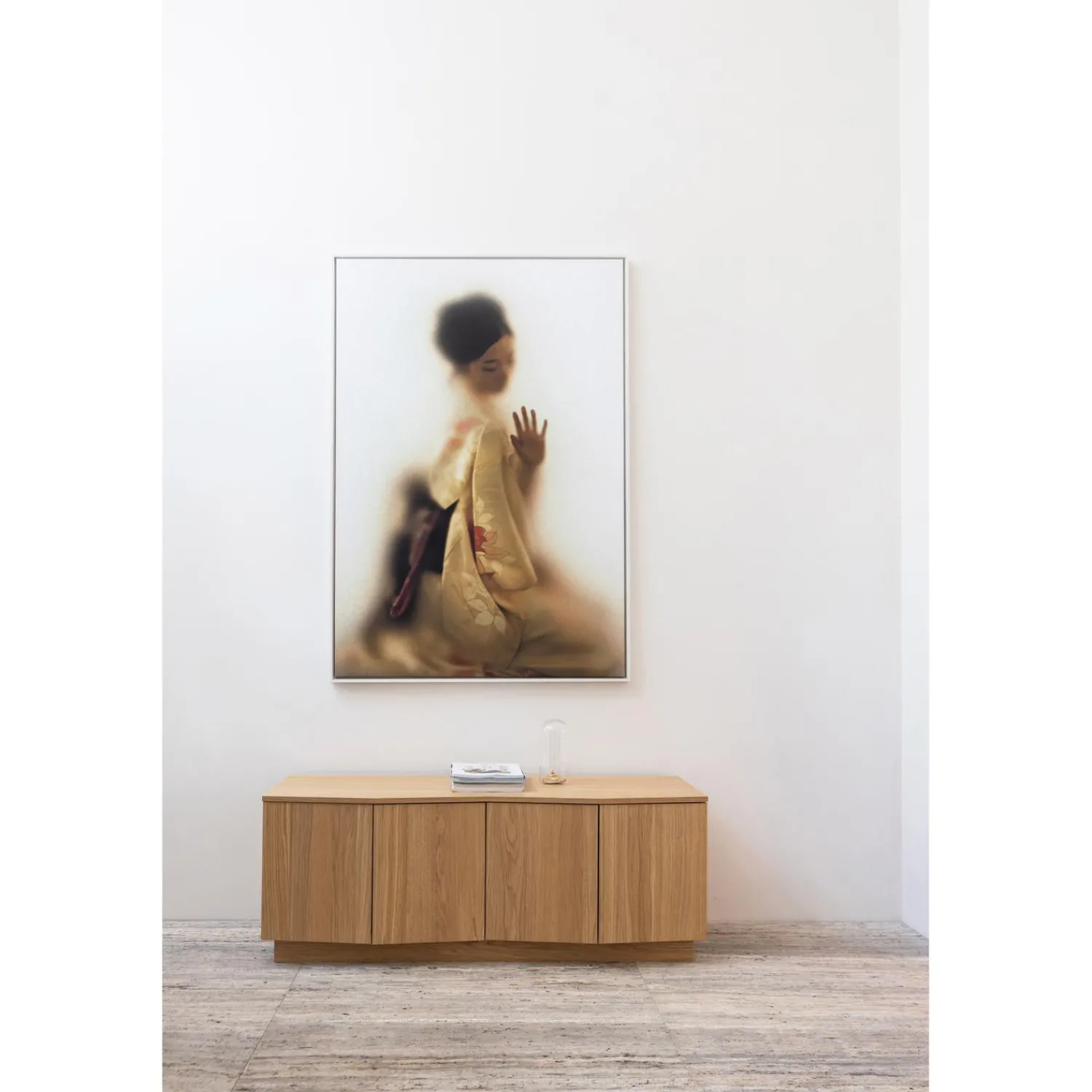 Hot WOOOD Zuma tv meubel 133 cm eiken transparant