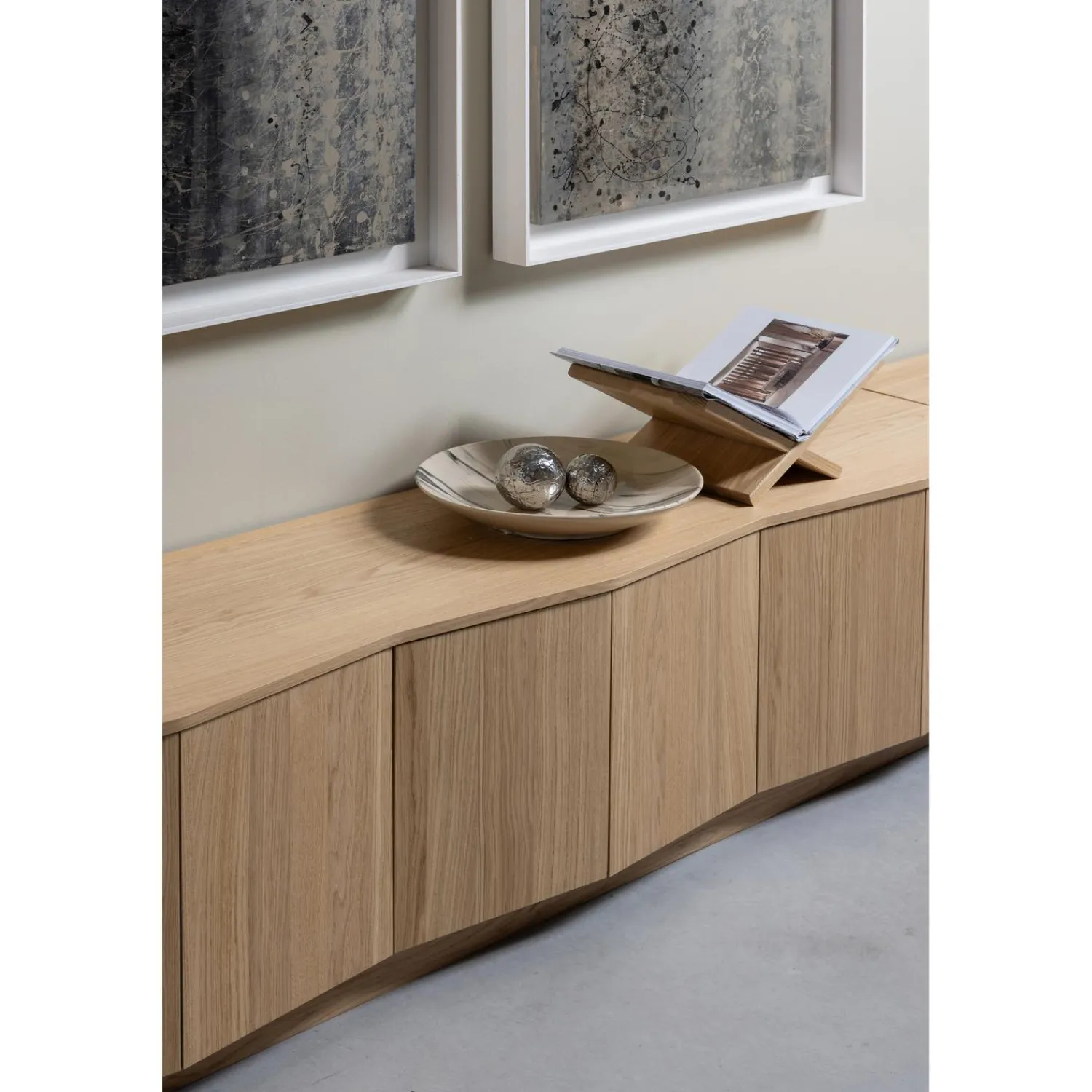 Best WOOOD Zuma tv meubel 200 cm eiken transparant